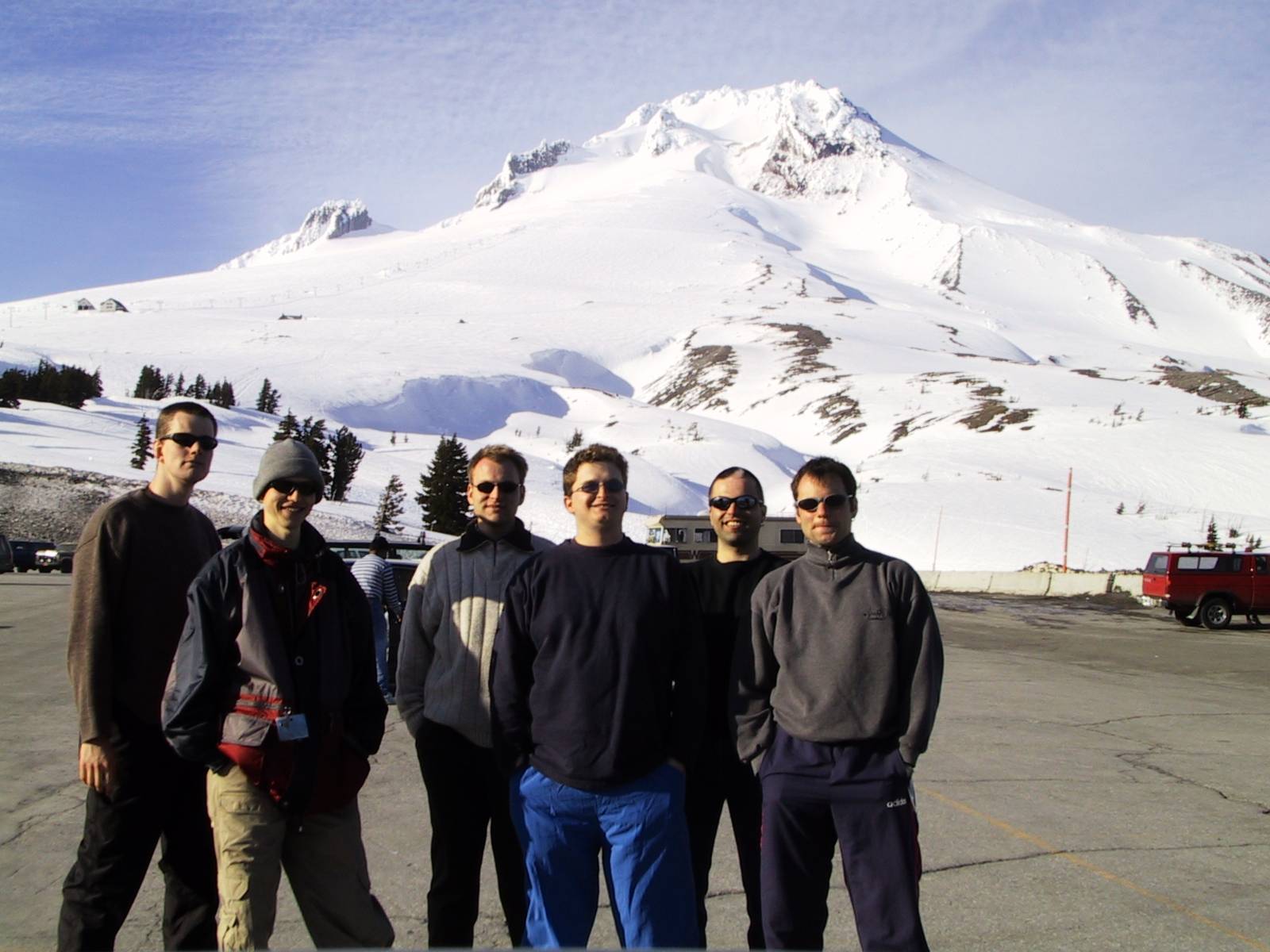 Ski laufen auf dem Mt. Hood